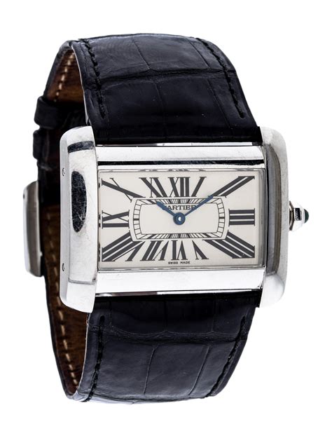 Cartier tank divan watch